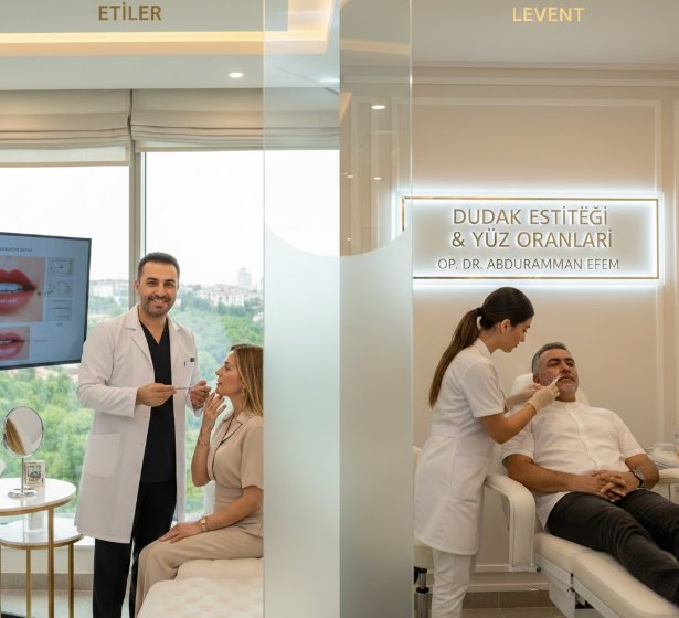Etiler ve Levent’te Abdurrahman Efem ile Dudak Estetiği ve Yüz Oranları