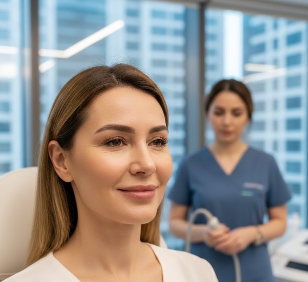 Levent’te Ameliyatsız Yüz Germe ile Netleşen Yüz Ovali