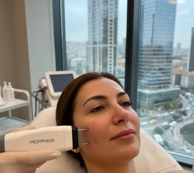 Morpheus8 ile Levent’te Yanak ve Alın Sıkılaştırma