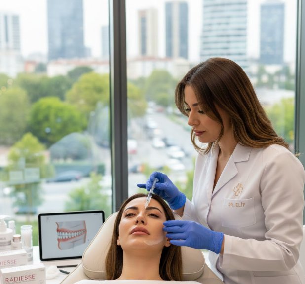 Radiesse ile Etiler’de Çene ve Dudak Dolgusu