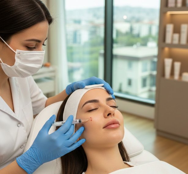 Radiesse ile Etiler’de Elmacık Kemiği ve Dudak Hacmi Artırma