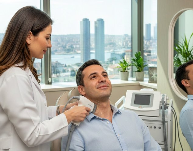 Ultherapy ile Levent’te Ameliyatsız Boyun ve Çene Germe