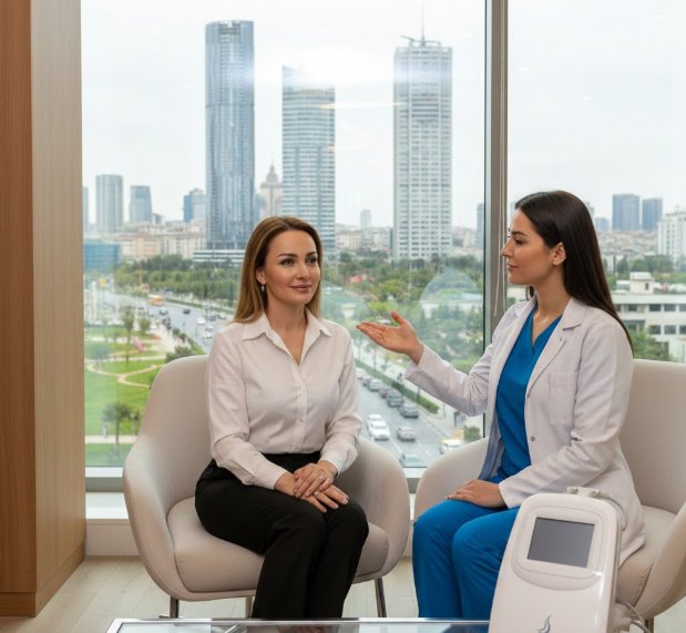 Ultherapy ile Levent’te Kaş ve Alın Bölgesi Gençleştirme