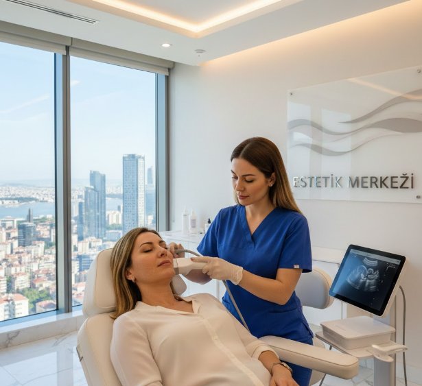 Ultherapy ile Levent’te Orta Yüz Gençleştirme ve Kontur Belirginleştirme